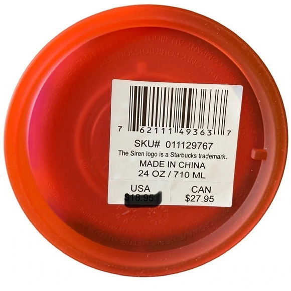 STARBUCKS Glass Bottle 18.5oz ‘You Are Here’ Collection — OHIO Collectible NWT - Picture 6 of 6